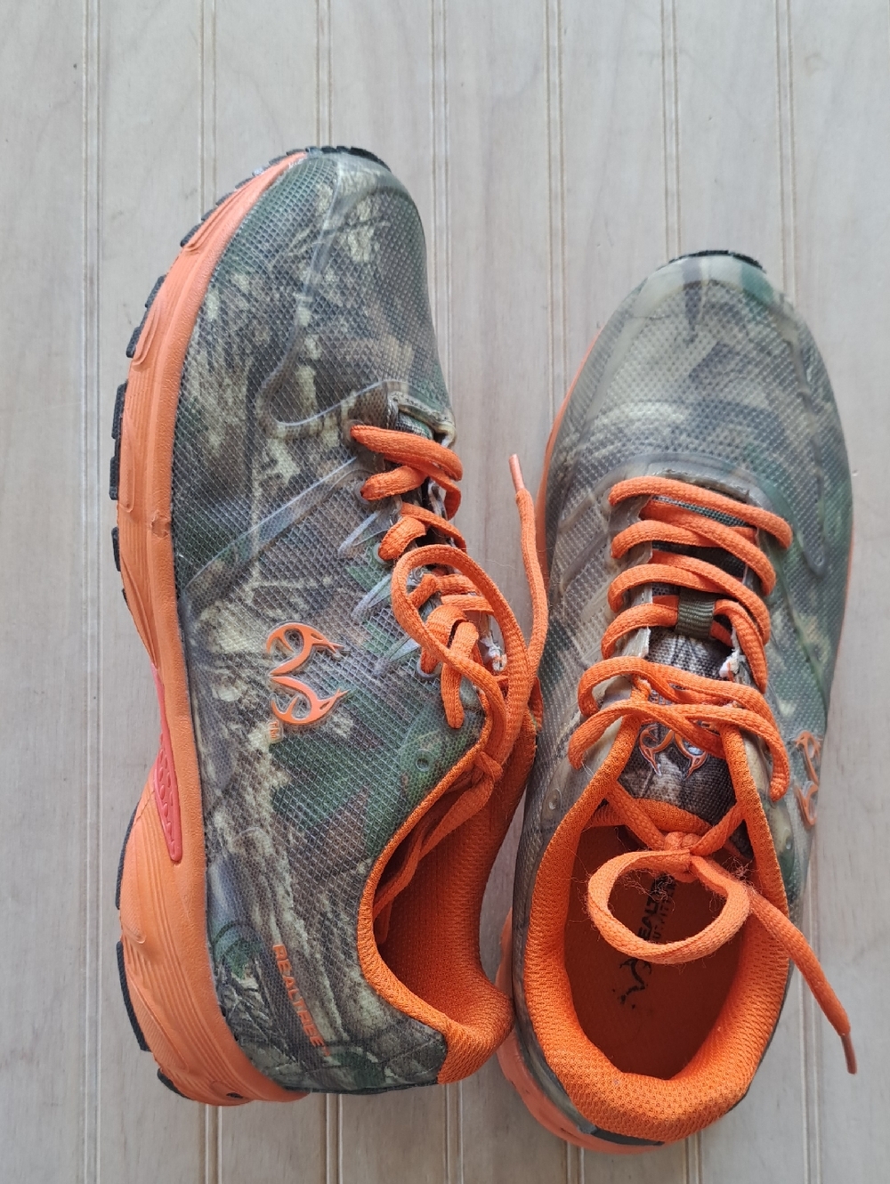 Realtree Cobra JR Camo Neon Orange Lightweight Hunting Shoes Youth Boy